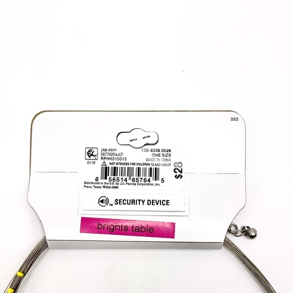 Bright Yellow Multi Strand Beaded Necklace MixIt Color - Picture 7 of 7